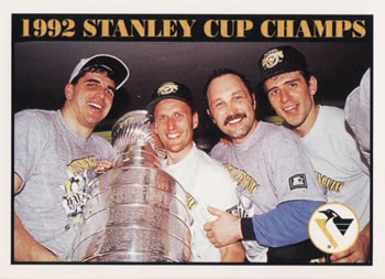 1992-93 Score - 1992 Stanley Cup Champs #518 6 Front